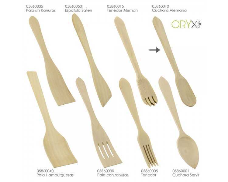 Cuchara Alemana Cocina Madera Oryx 30 cm.