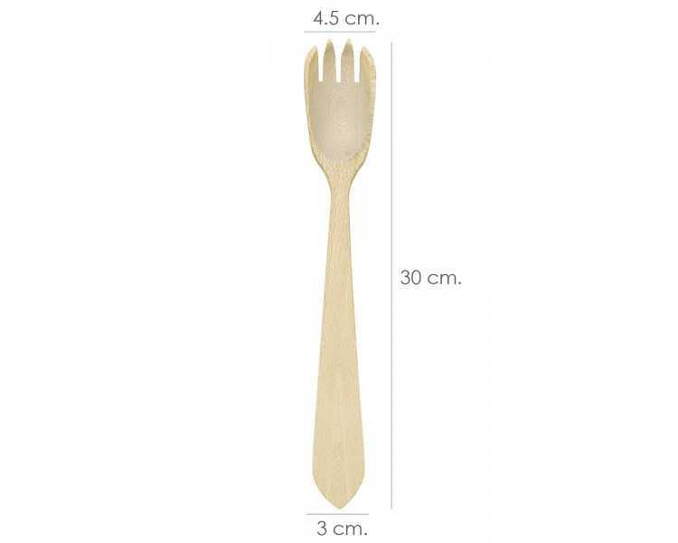 Tenedor Aleman Cocina Madera Oryx 30 cm.