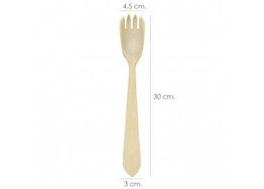 Tenedor Aleman Cocina Madera Oryx 30 cm.
