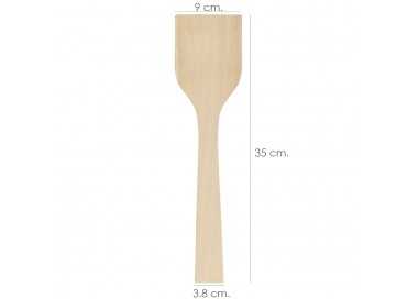Pala Cocina Madera Hamburguesas Oryx 35 cm.