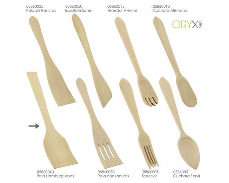 Pala Cocina Madera Hamburguesas Oryx 35 cm.