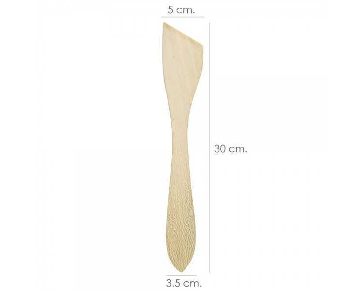 Espatula Sarten Cocina Madera Oryx 30 cm.