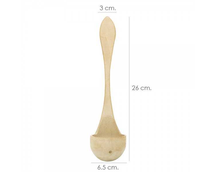 Cazo Madera Para Aceitunas Con Agujeros Oryx 26 cm.
