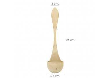 Cazo Madera Para Aceitunas Con Agujeros Oryx 26 cm.