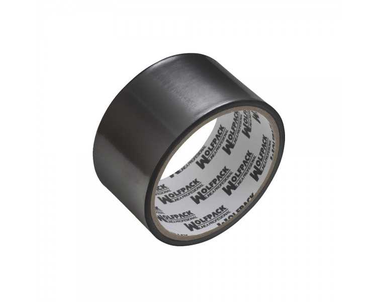 Cinta Adhesiva Aluminio Negra 48 mm. x  10 m. 66 micras