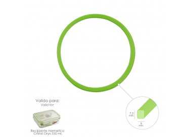 Anillo Silicona Para Recipiente Hermetico Cristal Rectangular 550 ml.