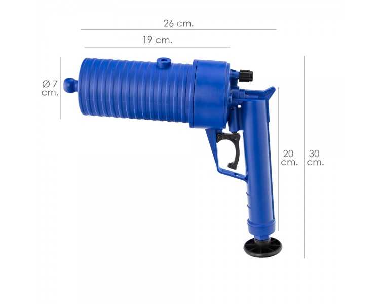Desatascador Profesional Pistola Con Aire Comprimido
