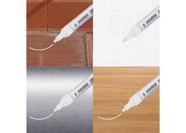 Rotulador Marcador Obra Profesional Pintura Permanente Blanco