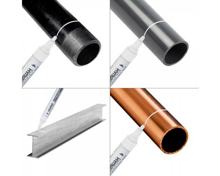 Rotulador Marcador Obra Profesional Pintura Permanente Blanco