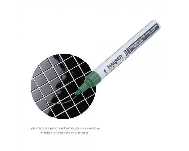 Rotulador Marcador Obra Profesional Pintura Permanente Verde