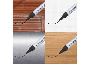Rotulador Marcador Obra Profesional Pintura Permanente Negro