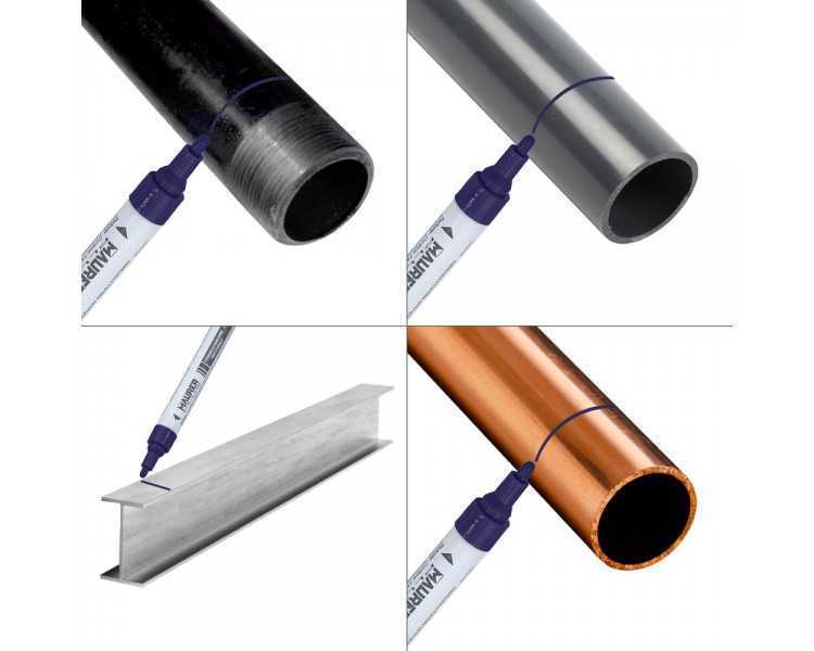 Rotulador Marcador Obra Profesional Pintura Permanente Azul Oscuro