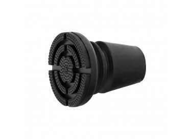 Taco Goma Baston Negro Tubo Ø 19 mm. / Base Ø 55 mm. Tipo Fuelle Bolsa 25 Unidades
