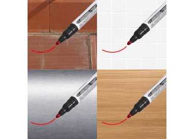 Rotulador Permanente Profesional Rojo