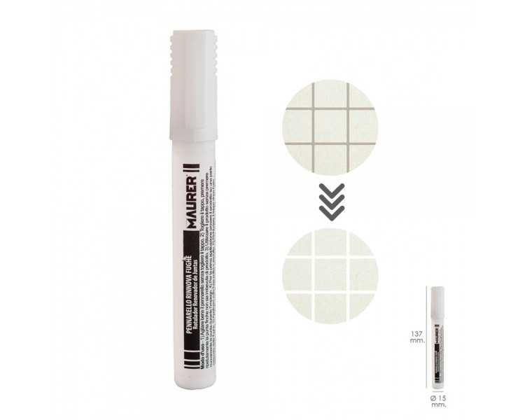 Marcador / Rotulador Blanqueador Para Juntas Color Blanco