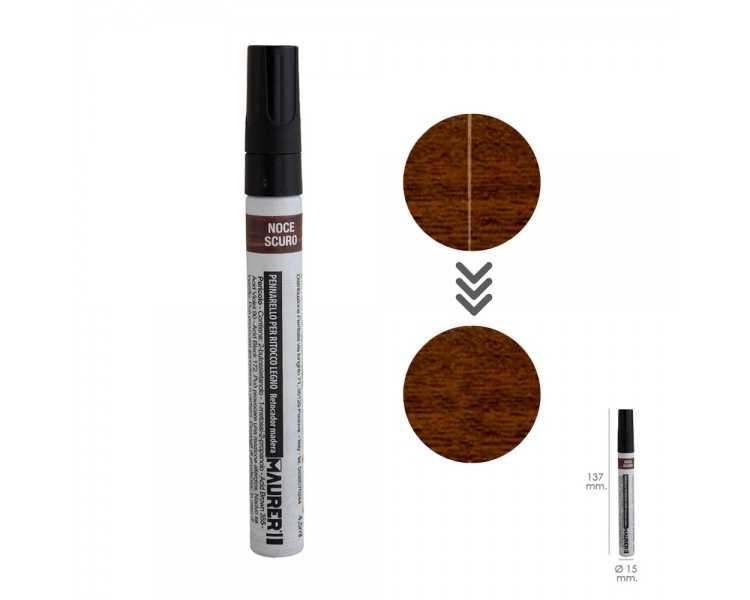 Rotulador Profesional Retoque Madera Color Nogal Oscuro