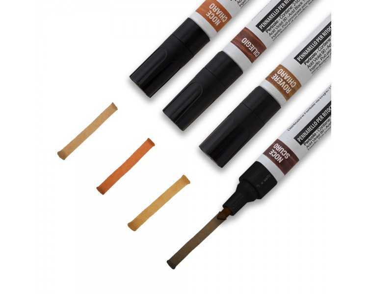 Rotulador Profesional Retoque Madera Color Nogal Oscuro