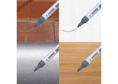 Rotulador Marcador Obra Profesional Pintura Permanente Plata