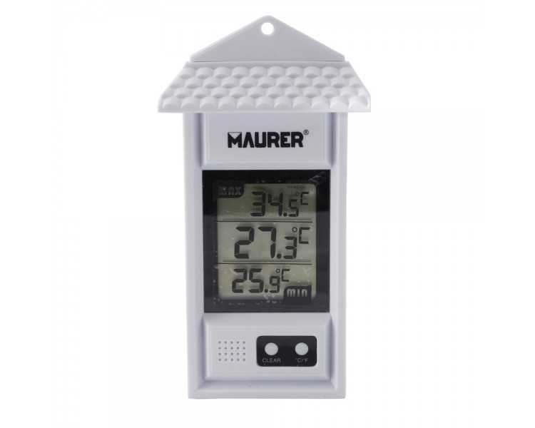 Termometro Digital Interiores / Exteriores Con Indicador De Temperatura Maxima y Minima