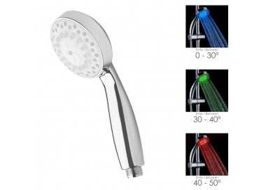 Maneral Ducha Led Indicador Temperatura Ø 11 cm.