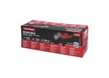 Amoladora Angular 710 Watt. Disco Ø 115 mm. 11.000 R.P.M. Mango 2 Posiciones Eje M14 Protector Disco Ajustable