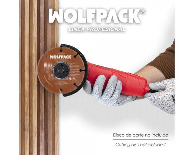 Amoladora Angular 710 Watt. Disco Ø 115 mm. 11.000 R.P.M. Mango 2 Posiciones Eje M14 Protector Disco Ajustable