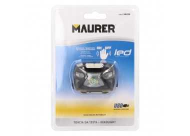 Linterna LED Frontal Cabeza Multifunción Con Bateria Recargable (1.200 mAh) 120 Lumenes Con Sensor Movimiento