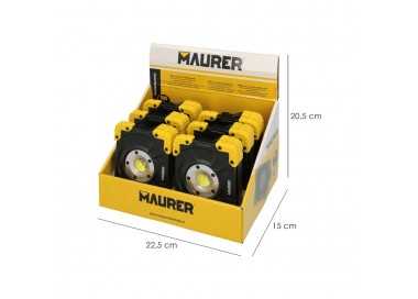 Linterna LED / Foco Led Multifunción Portatil A pilas(3 AAA) 500 Lumenes Con Iman y Soporte Ajustable 180º
