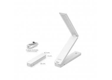 Lampara Mesa / Linterna LED A pilas / USB (4 AA) 180 Lumenes	Altura Regulable