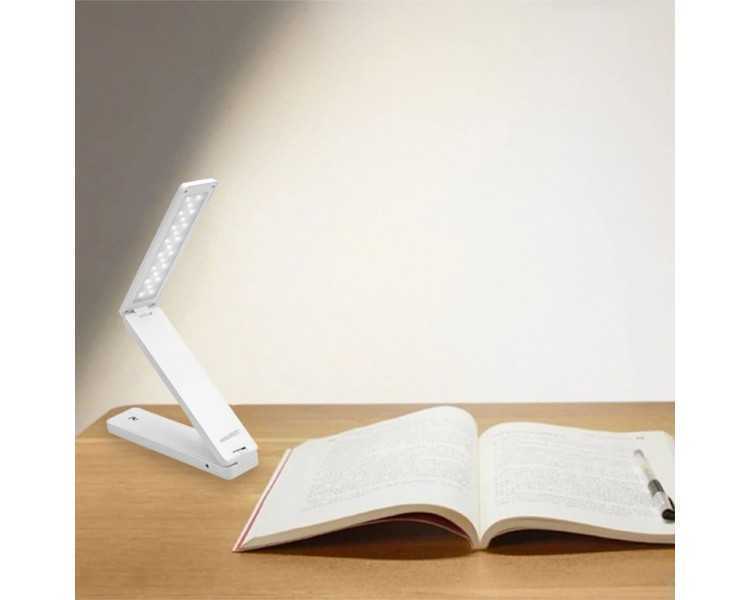 Lampara Mesa / Linterna LED A pilas / USB (4 AA) 180 Lumenes	Altura Regulable