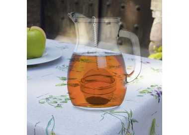 Bola Malla Para Especias / Te  / Legumbres Acero Inoxidable Ø 9 cm. Con Cadena