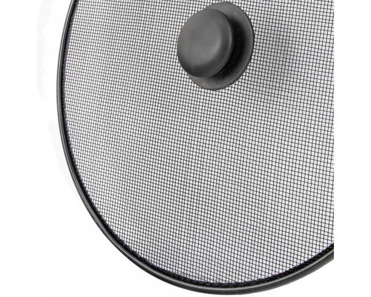 Tapa Anti Salpicaduras Sarten Acero Ø 30 cm. Negro.