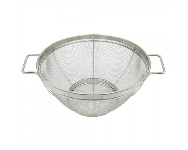 Escurridor Malla Acero Inoxidable Con Asas Ø 22 cm.