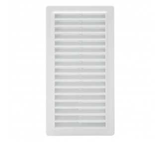 Rejilla Plastico Empotrar Con Malla Posterior 25x12 cm.