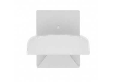 Colgador Percha Adhesivo Acero Inoxidable Color Blanco
