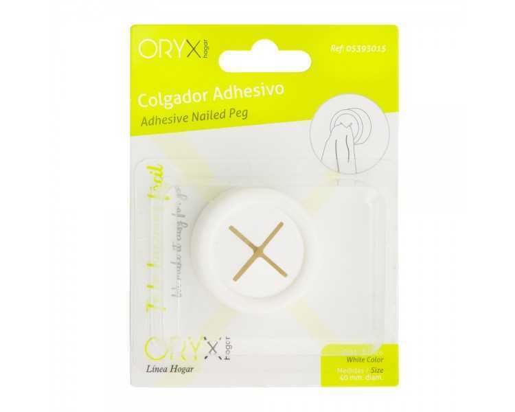 Colgador Adhesivo Cocina Blanco Ø 40 mm.