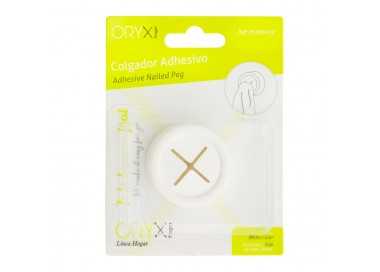 Colgador Adhesivo Cocina Blanco Ø 40 mm.