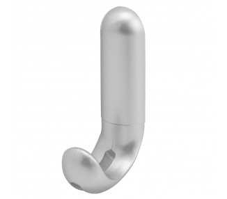 Colgador Adhesivo / Atornillable Plateado Mate