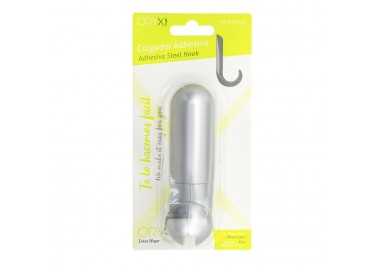Colgador Adhesivo / Atornillable Plateado Mate