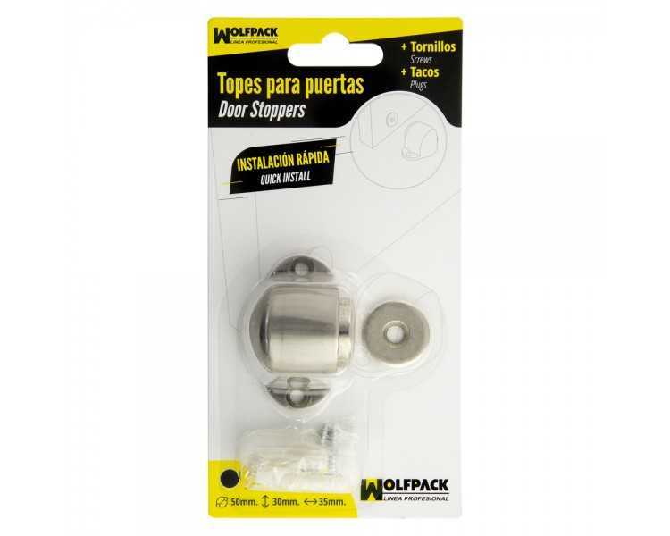 Tope Puerta Retenedor Magnetico Extrafuerte Acero Inoxidable.
