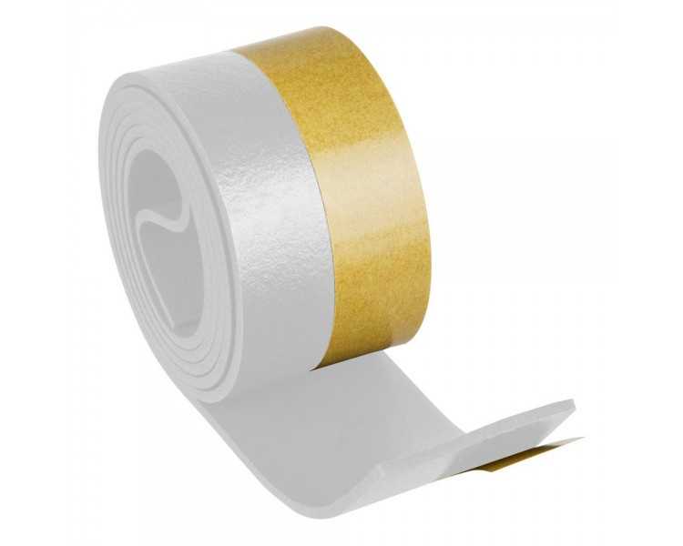 Burlete Umbral Autoadhesivo PVC Flexible Blanco