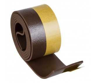 Burlete Umbral Autoadhesivo PVC Flexible Marron