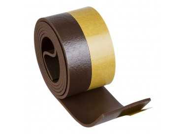 Burlete Umbral Autoadhesivo PVC Flexible Marron