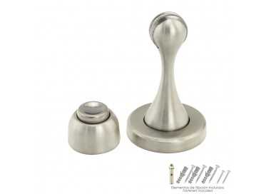 Tope Puerta Retenedor Magnetico Extrafuerte Acero Inoxidable Para Pared y Suelo