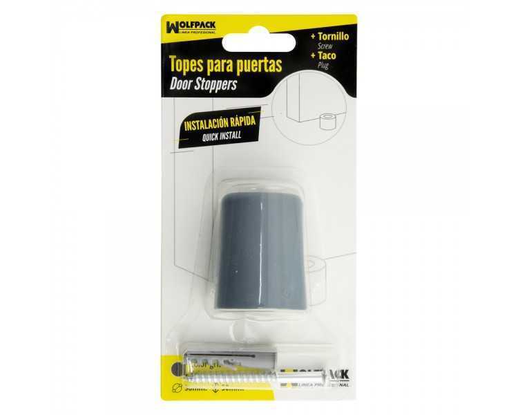 Tope Grande Para Puerta Amortiguacion Extrafuerte Ø 38 x 50 mm
