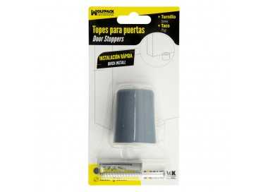 Tope Grande Para Puerta Amortiguacion Extrafuerte Ø 38 x 50 mm