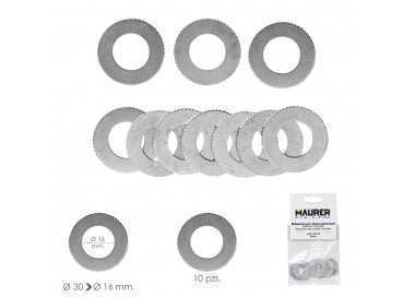 Adaptadores / Reductores Disco Corte Madera Ø 30 a Ø 16 mm. (Bolsa 10 piezas)