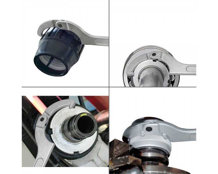 Llave De Gancho Articulada Para Tuberias Ø 80 a 120 mm.