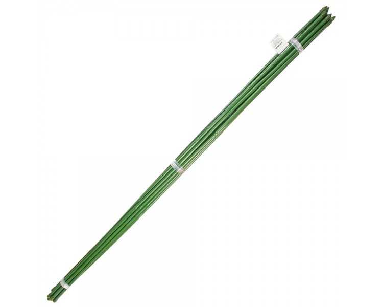 Tutor Varilla Bambú Plastificado Ø 16  - 18 mm. x   210 cm. (Paquete 10 Unidades)