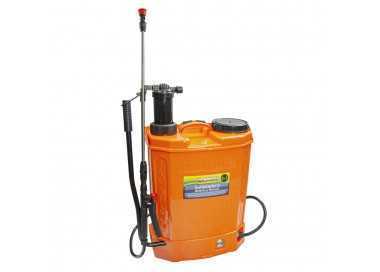 Sulfatadora Electrica A Bateria Doble Uso Bateria o Manual, Con Bateria Recargable 12 V / 8 Amperios